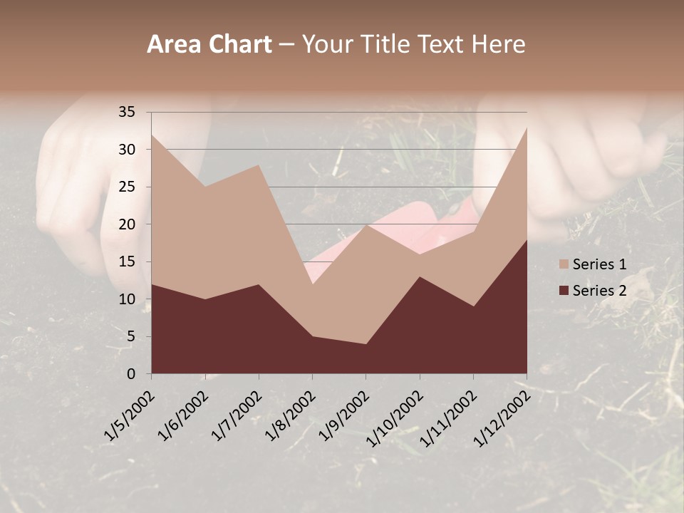 New Pea Scene PowerPoint Template