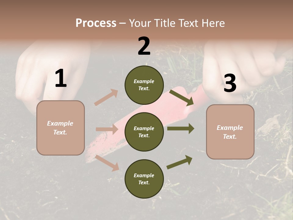 New Pea Scene PowerPoint Template