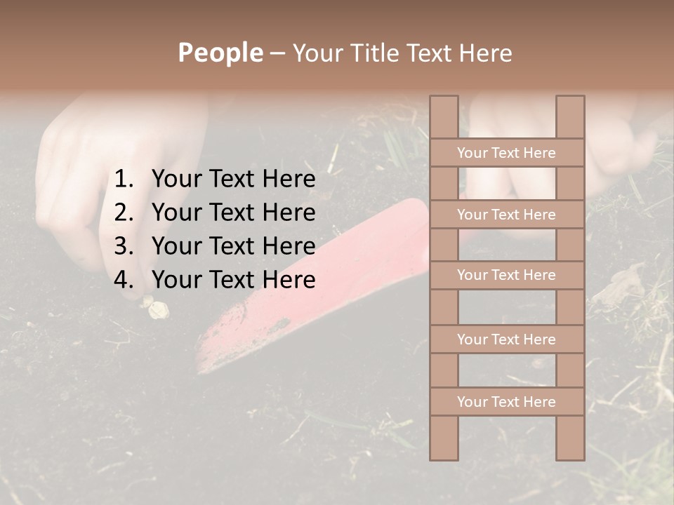 New Pea Scene PowerPoint Template