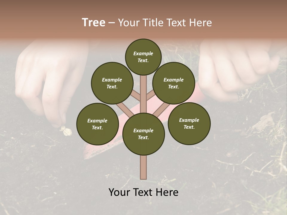 New Pea Scene PowerPoint Template