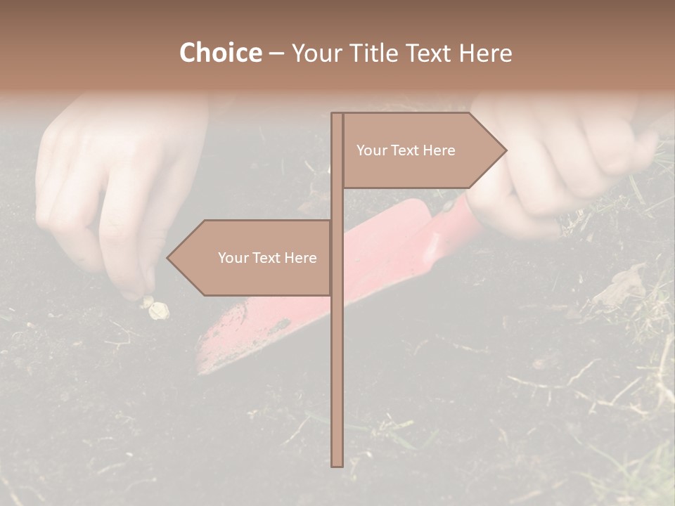 New Pea Scene PowerPoint Template