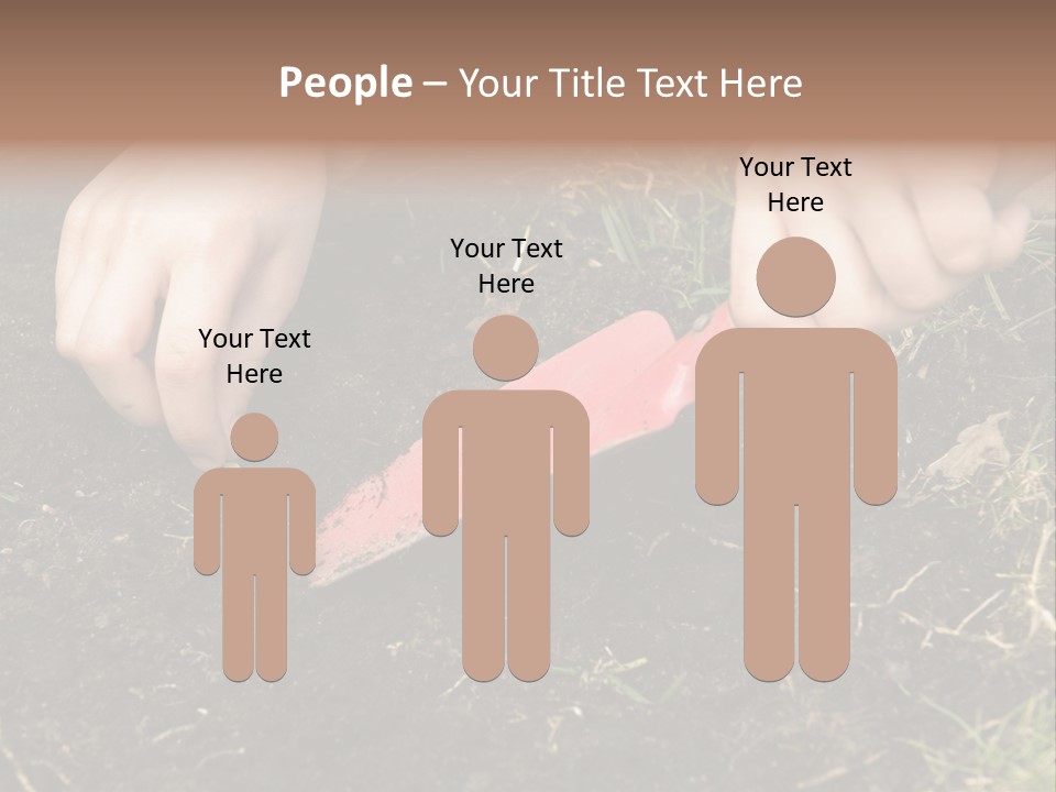 New Pea Scene PowerPoint Template