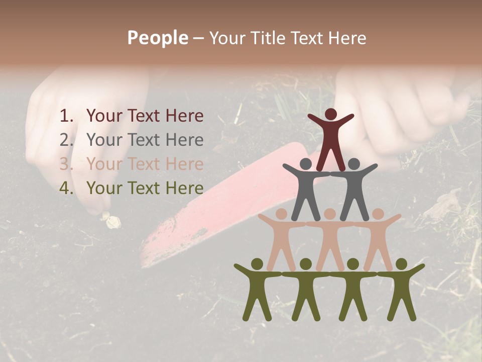 New Pea Scene PowerPoint Template