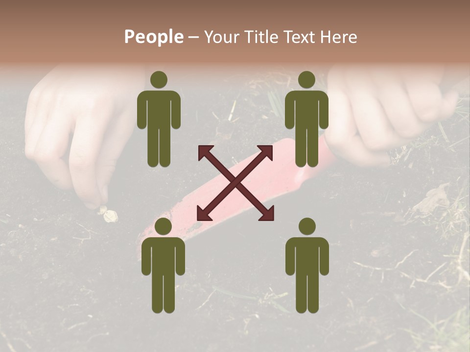 New Pea Scene PowerPoint Template