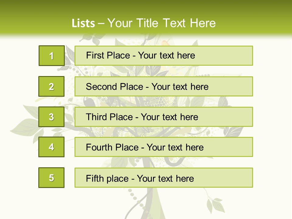 Environmental Concepts Back PowerPoint Template
