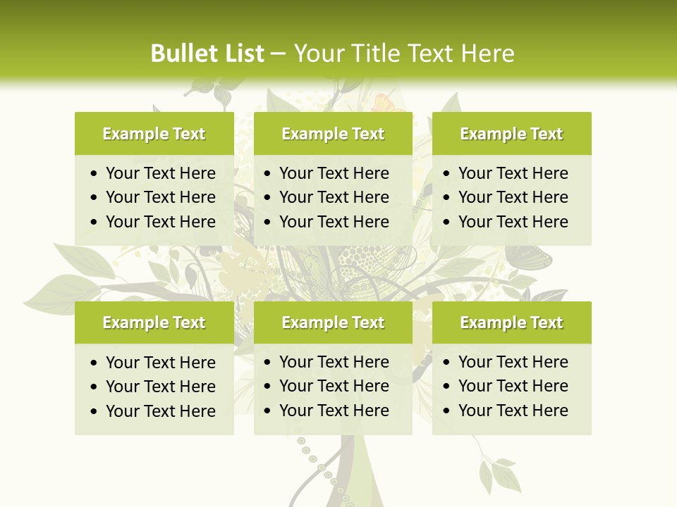 Environmental Concepts Back PowerPoint Template