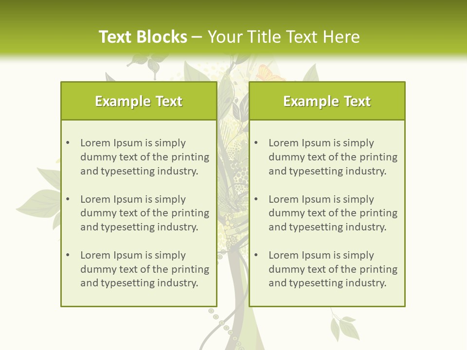 Environmental Concepts Back PowerPoint Template