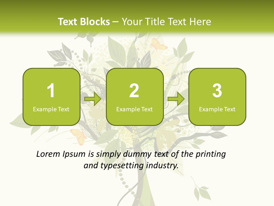 Environmental Concepts Back PowerPoint Template