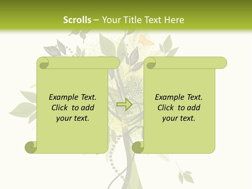 Environmental Concepts Back PowerPoint Template