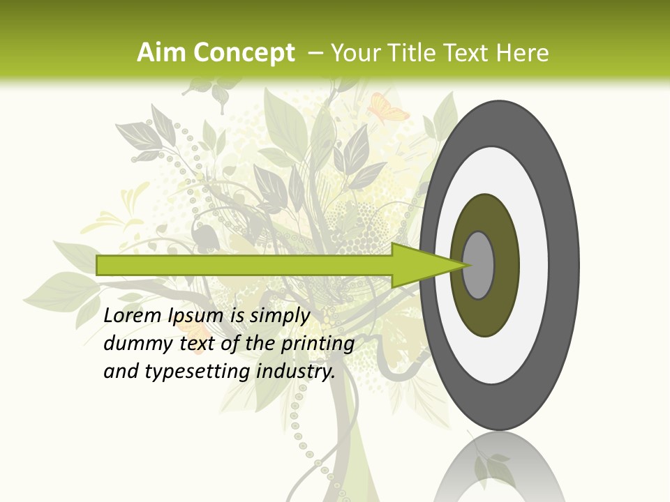 Environmental Concepts Back PowerPoint Template