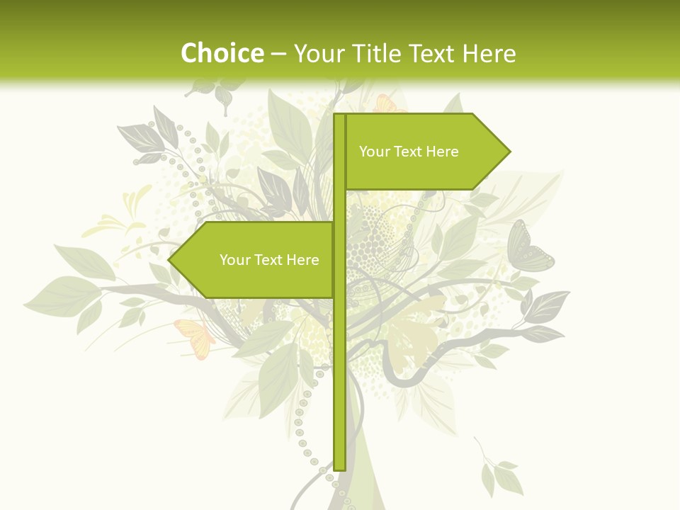 Environmental Concepts Back PowerPoint Template