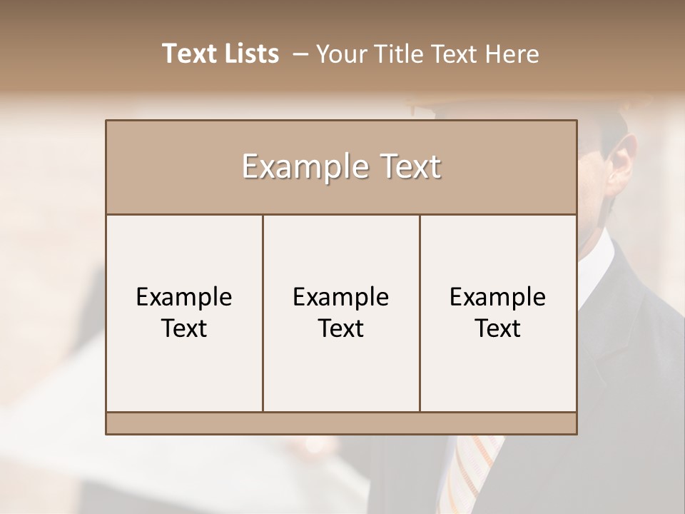 Construction Health Cheerful PowerPoint Template