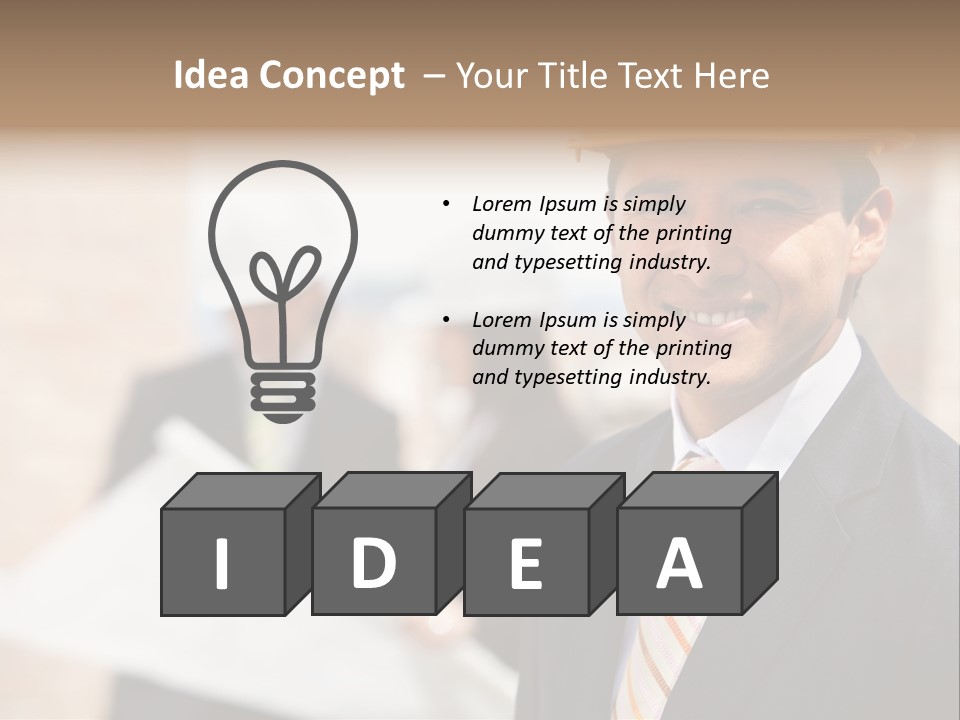 Construction Health Cheerful PowerPoint Template