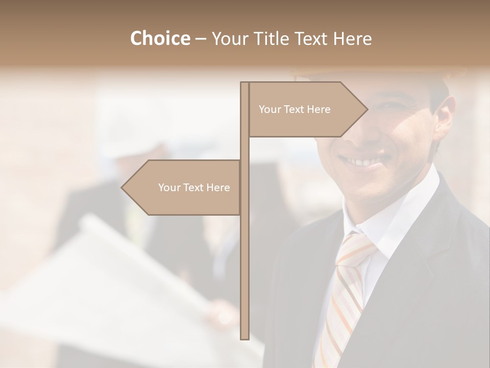 Construction Health Cheerful PowerPoint Template