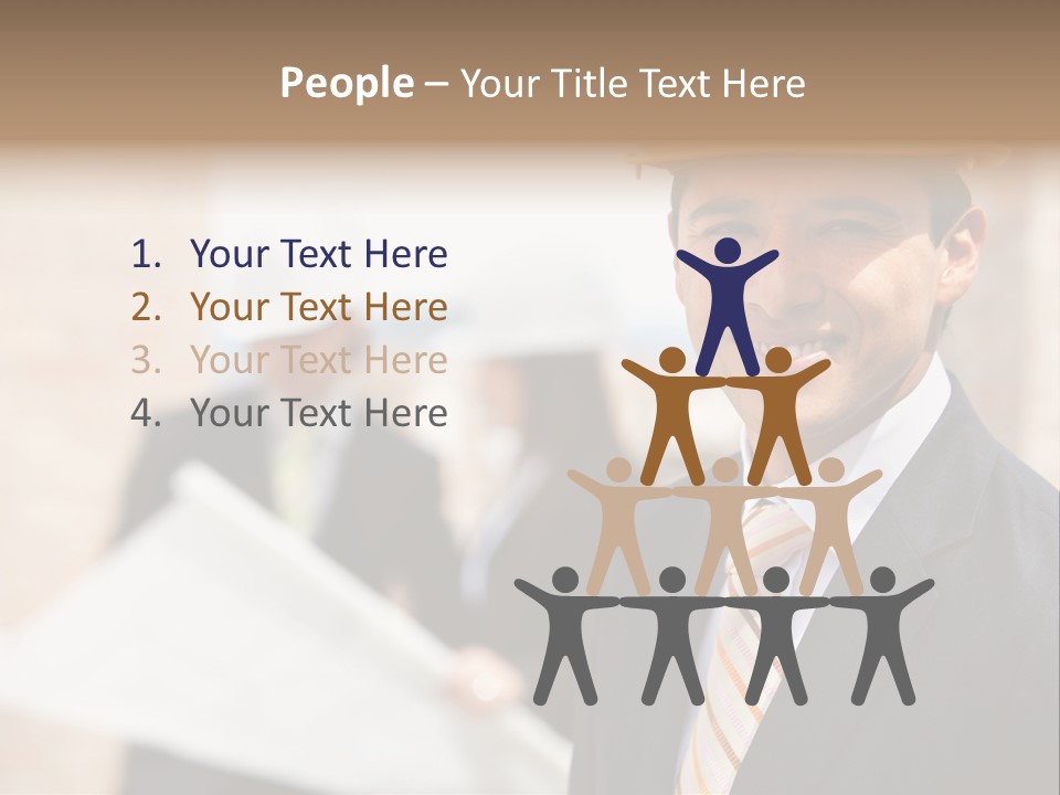 Construction Health Cheerful PowerPoint Template