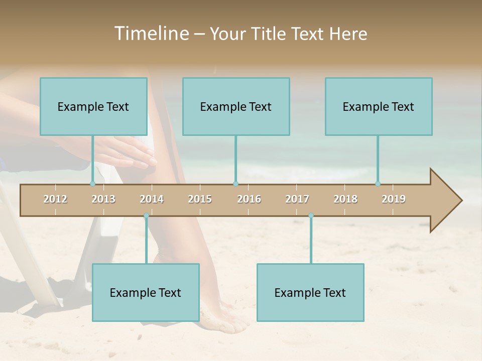 Legs Beauty Suncare PowerPoint Template