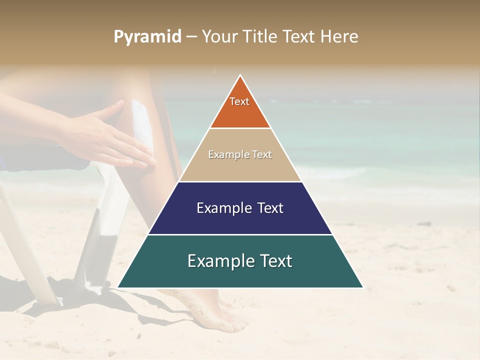 Legs Beauty Suncare PowerPoint Template