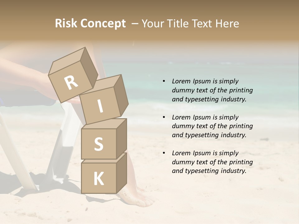 Legs Beauty Suncare PowerPoint Template