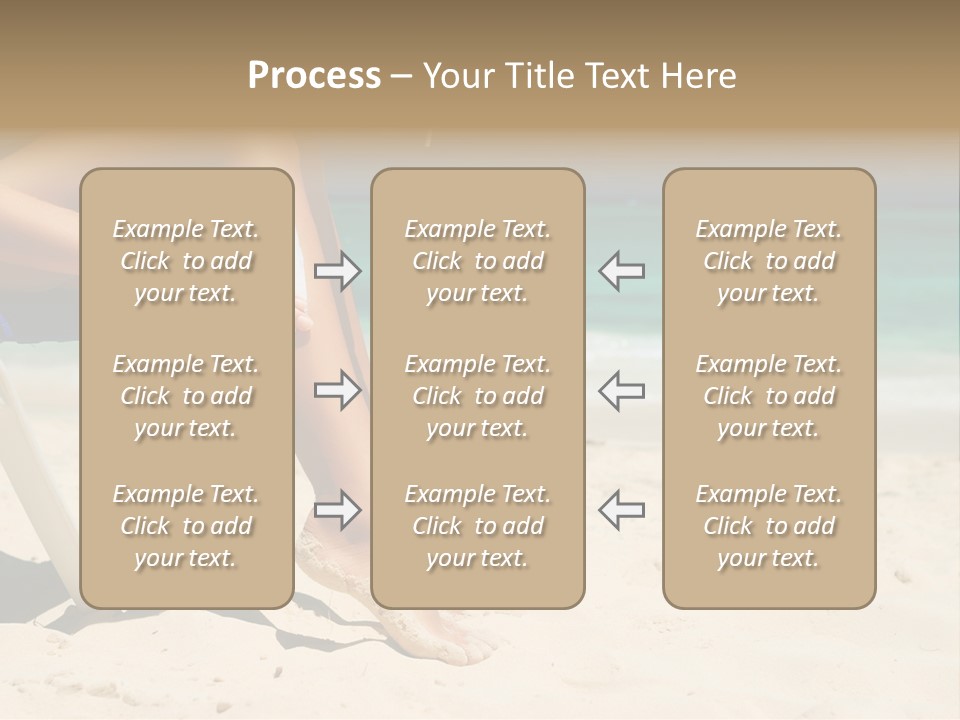 Legs Beauty Suncare PowerPoint Template