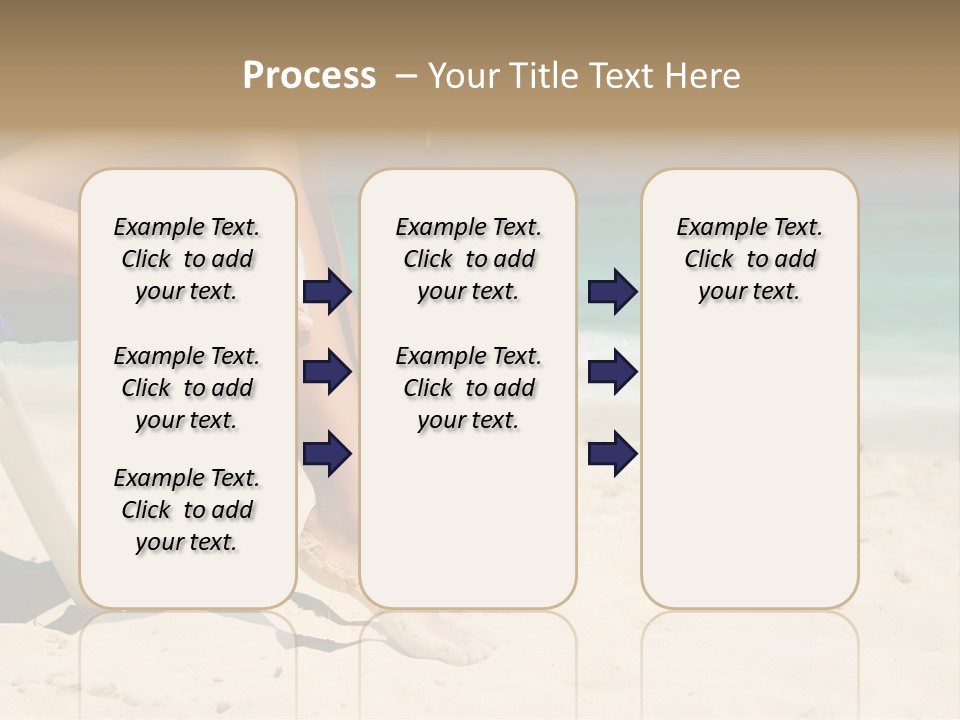Legs Beauty Suncare PowerPoint Template