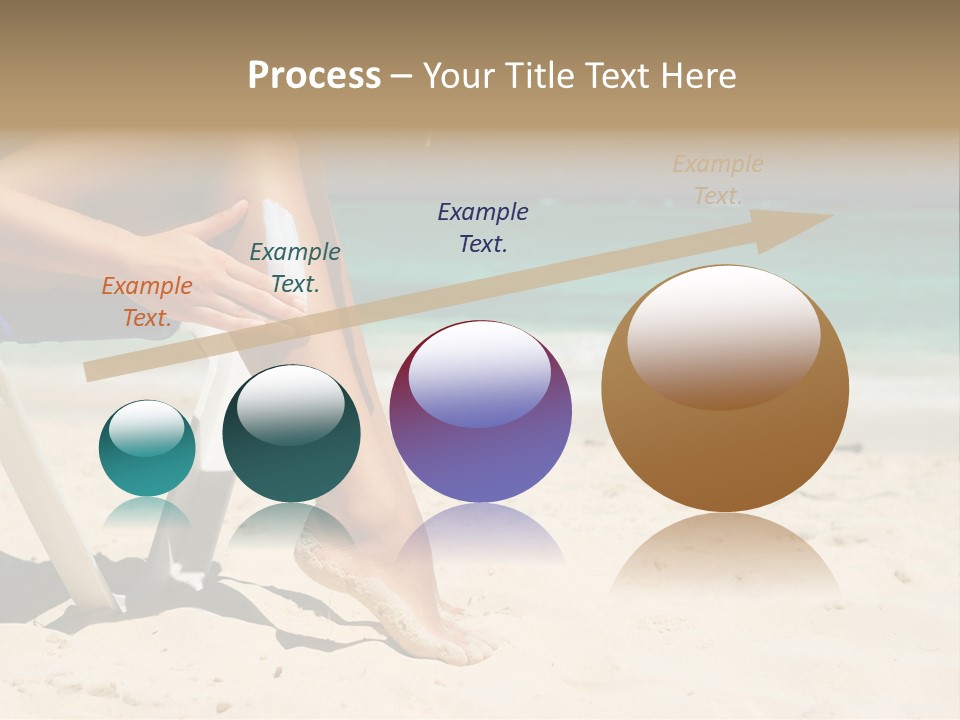 Legs Beauty Suncare PowerPoint Template