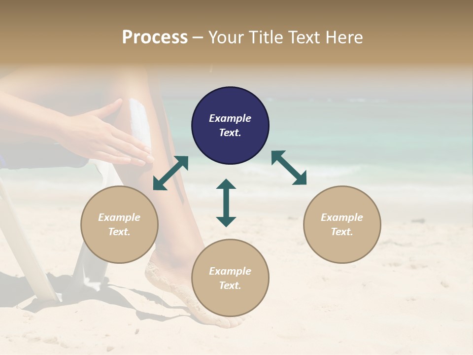 Legs Beauty Suncare PowerPoint Template