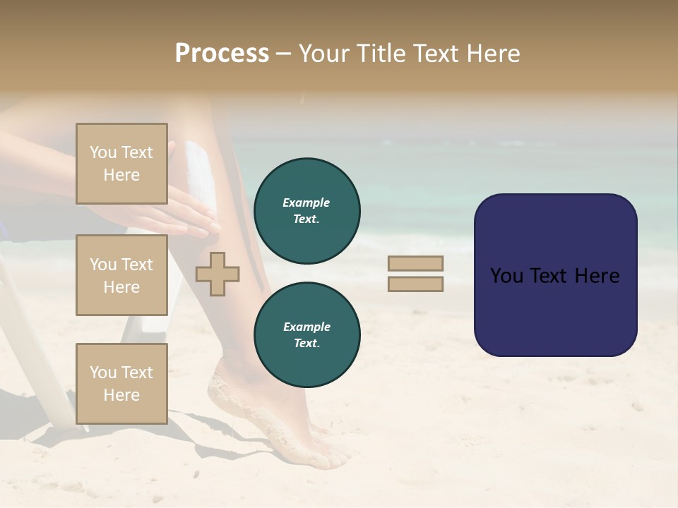 Legs Beauty Suncare PowerPoint Template