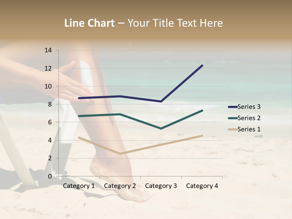 Legs Beauty Suncare PowerPoint Template