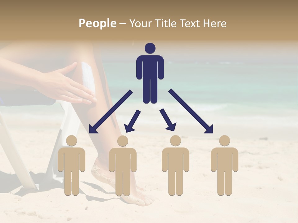 Legs Beauty Suncare PowerPoint Template