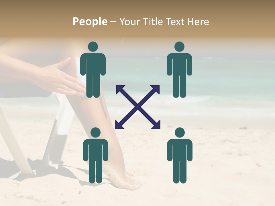 Legs Beauty Suncare PowerPoint Template