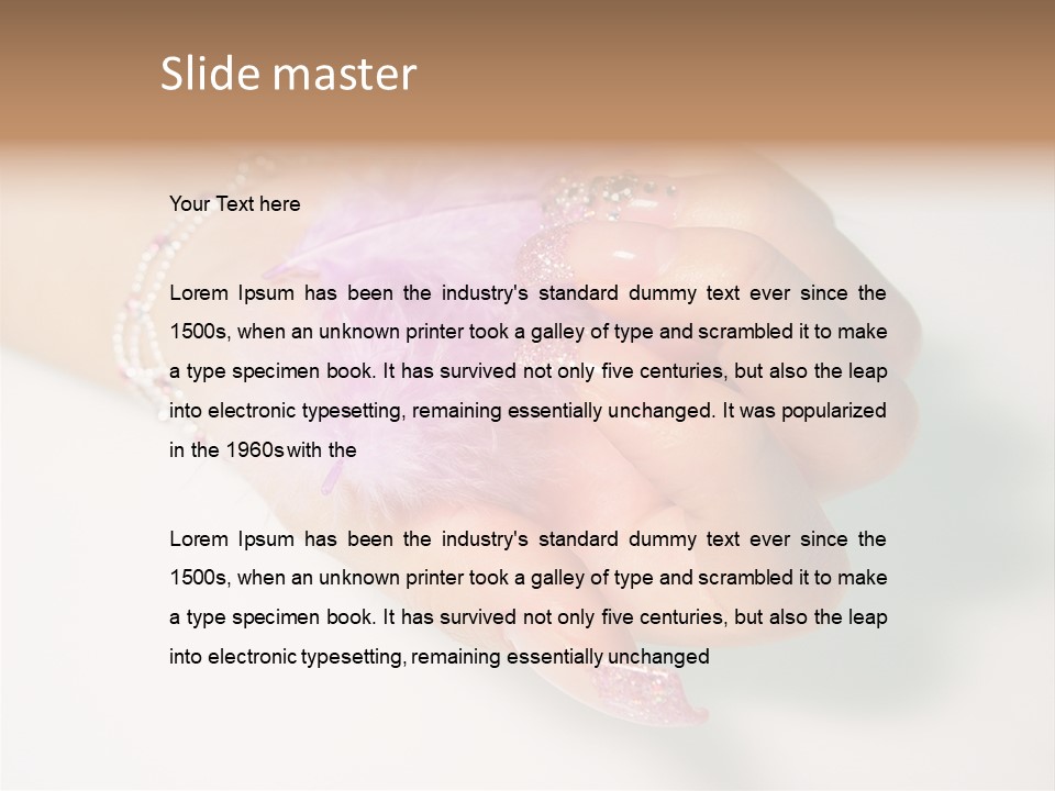 Health French Closeup PowerPoint Template