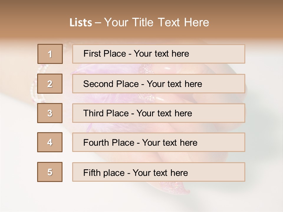 Health French Closeup PowerPoint Template