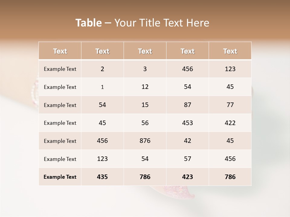 Health French Closeup PowerPoint Template