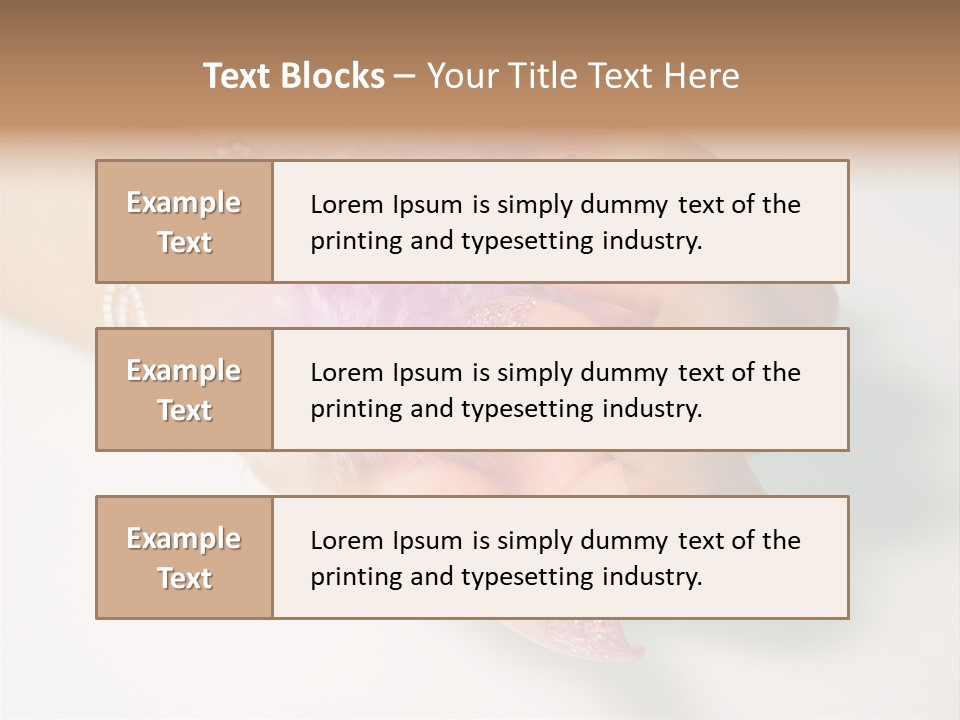 Health French Closeup PowerPoint Template