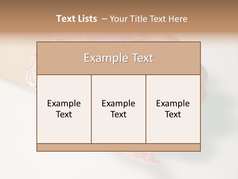 Health French Closeup PowerPoint Template