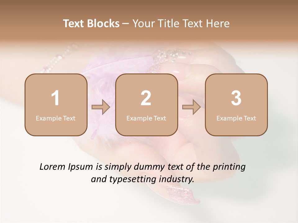 Health French Closeup PowerPoint Template