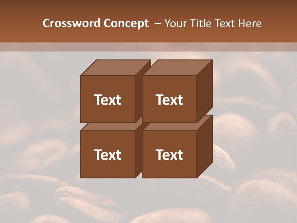 Arabica Closeup Freshness PowerPoint Template