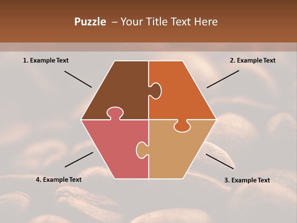 Arabica Closeup Freshness PowerPoint Template