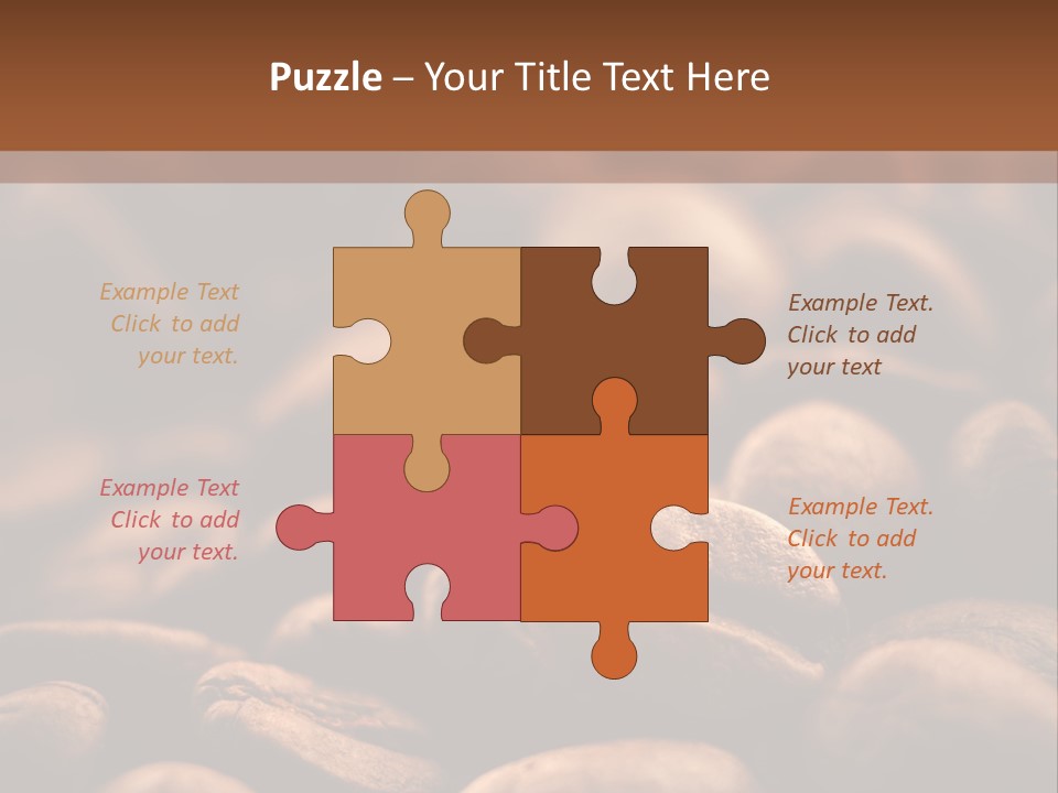 Arabica Closeup Freshness PowerPoint Template