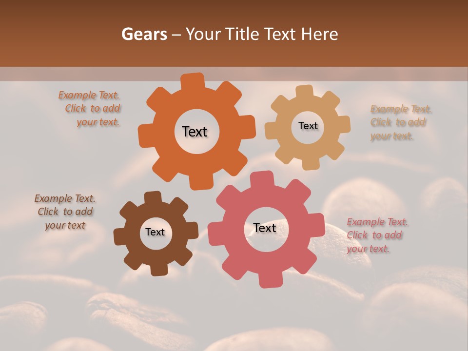 Arabica Closeup Freshness PowerPoint Template
