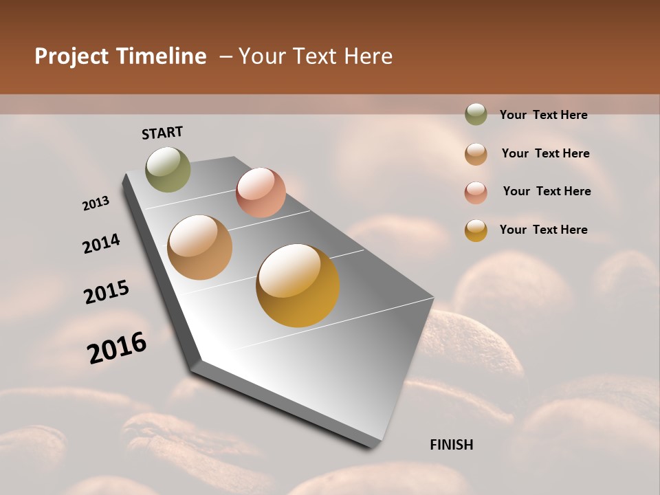 Arabica Closeup Freshness PowerPoint Template