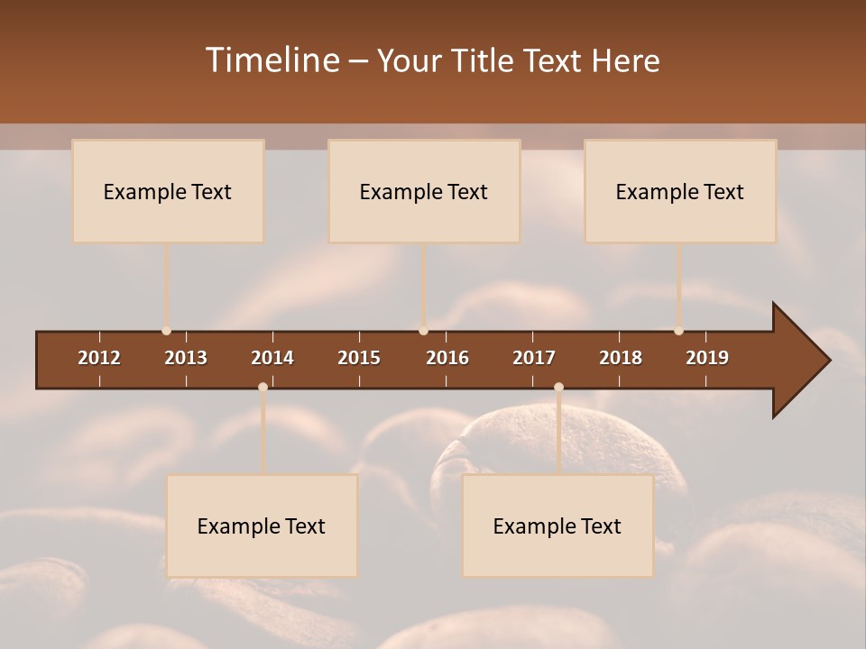 Arabica Closeup Freshness PowerPoint Template