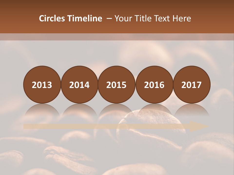 Arabica Closeup Freshness PowerPoint Template