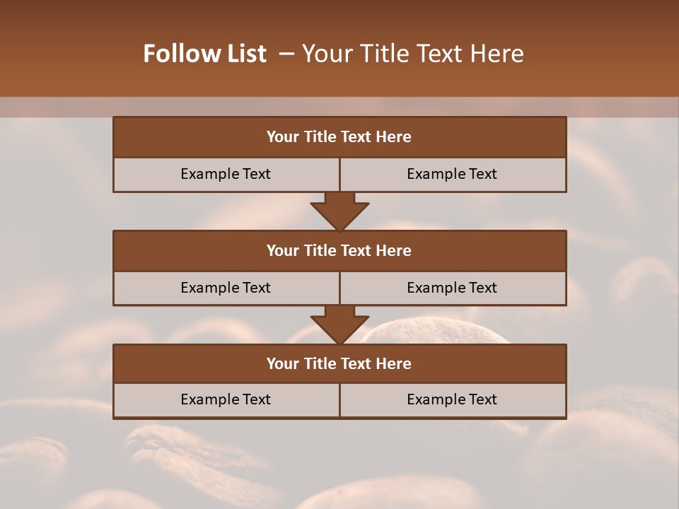 Arabica Closeup Freshness PowerPoint Template