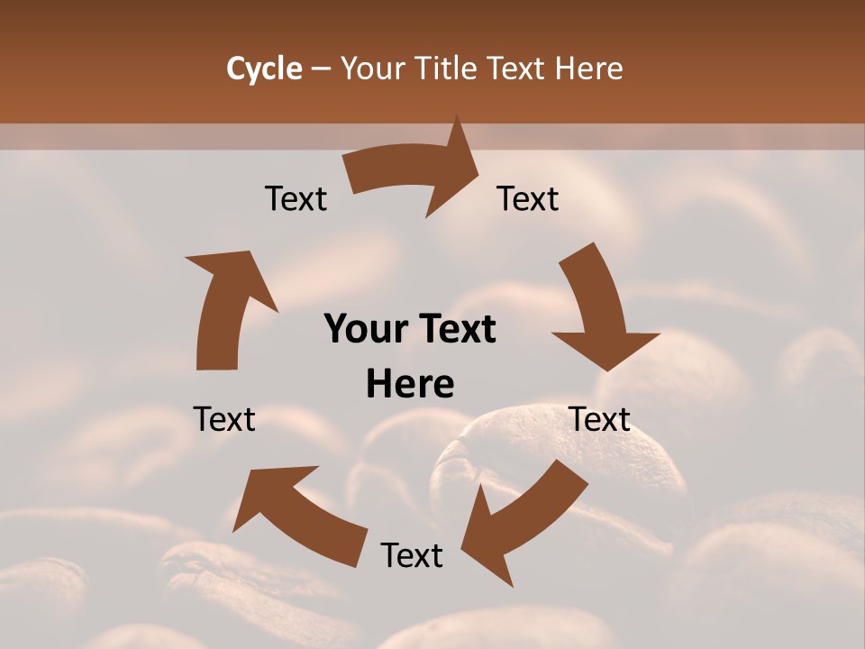 Arabica Closeup Freshness PowerPoint Template