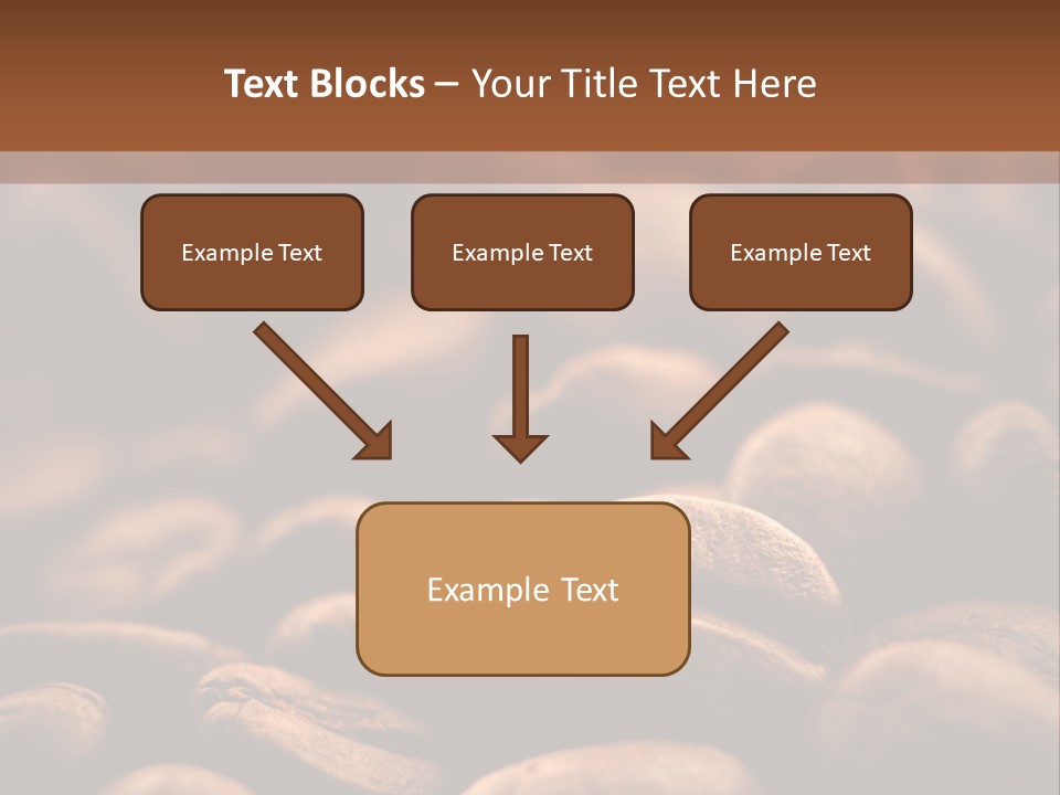Arabica Closeup Freshness PowerPoint Template