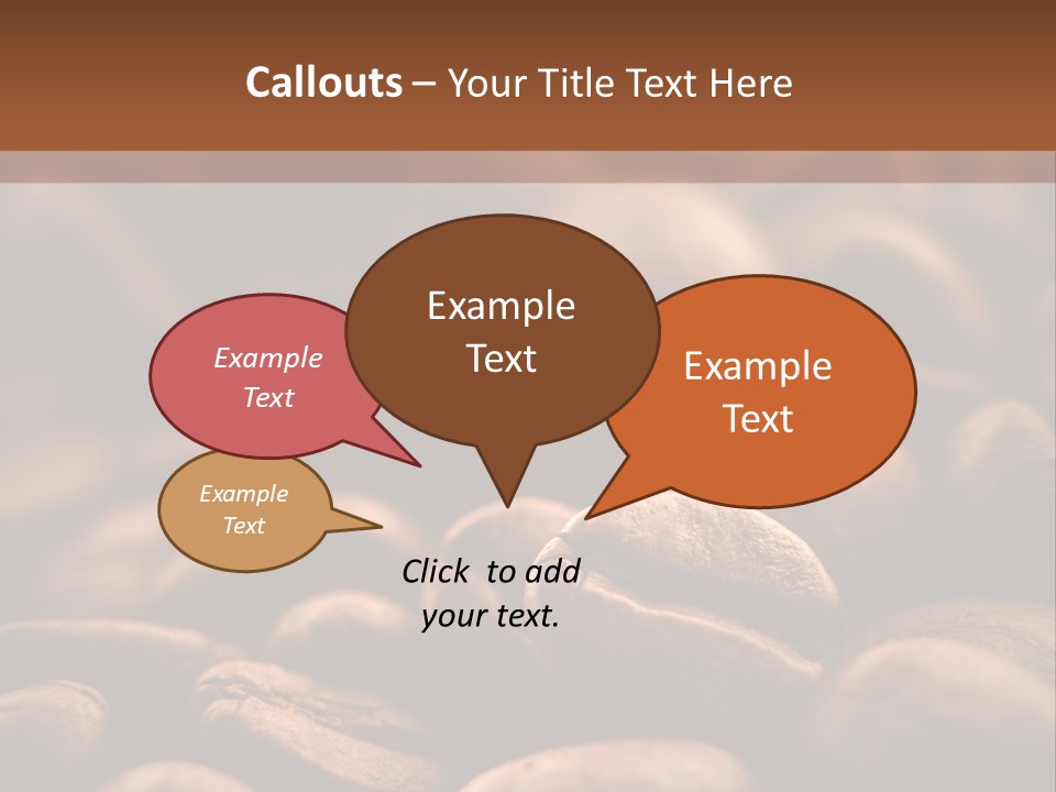 Arabica Closeup Freshness PowerPoint Template