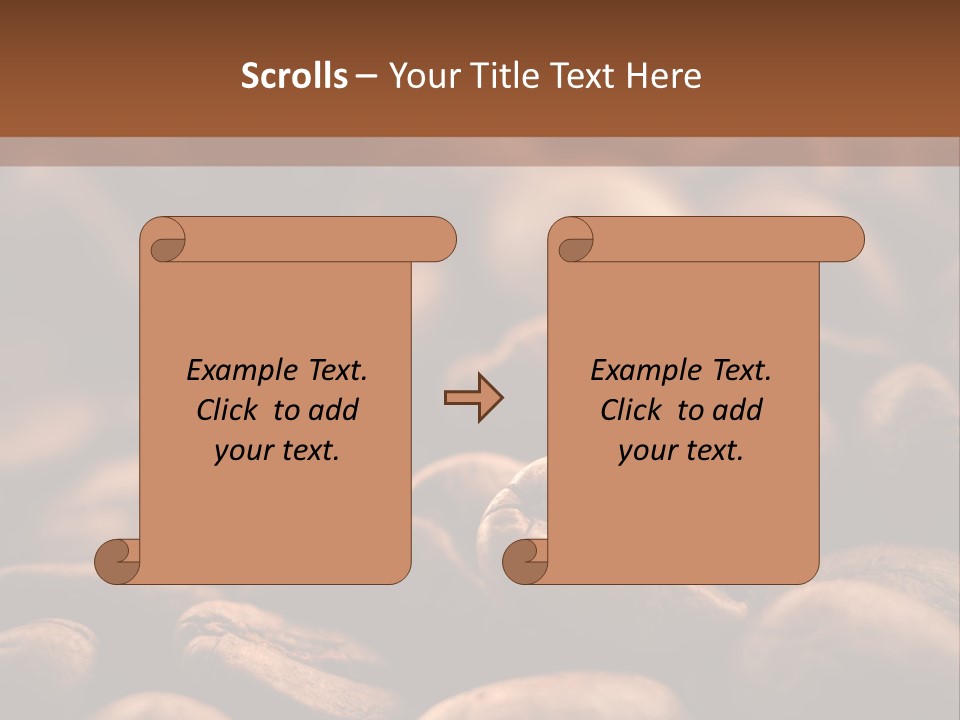Arabica Closeup Freshness PowerPoint Template