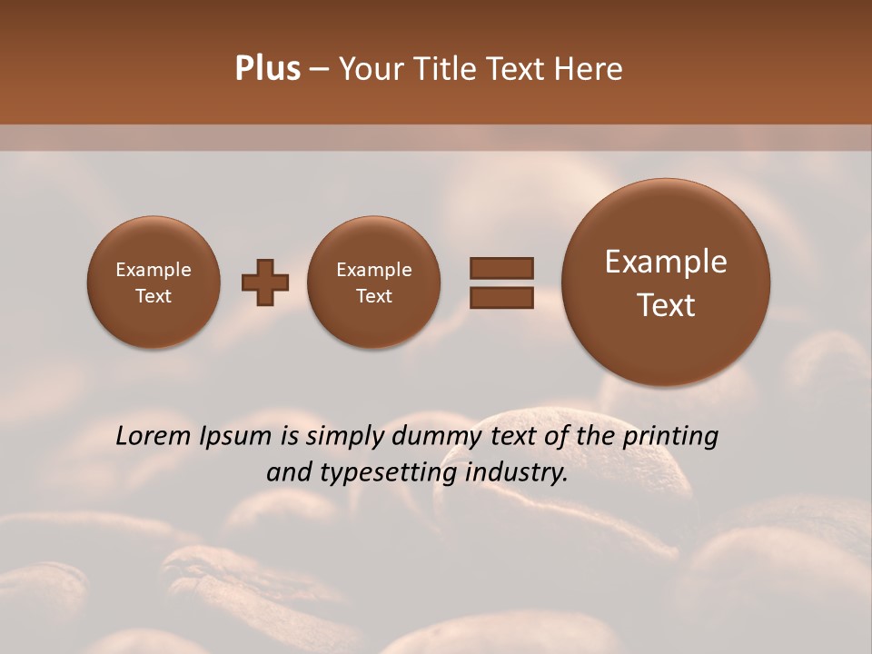 Arabica Closeup Freshness PowerPoint Template