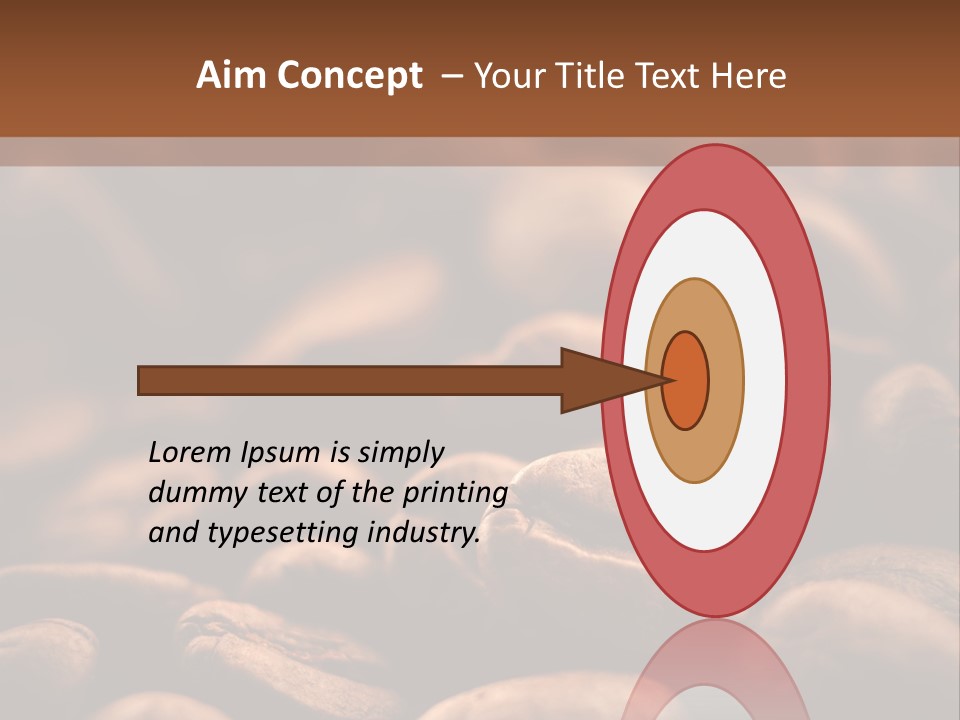 Arabica Closeup Freshness PowerPoint Template